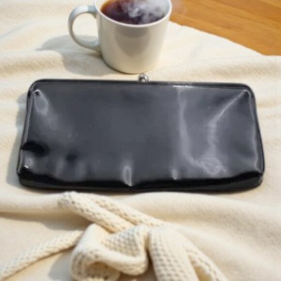 MCM Vintage Black Patent Leather Clutch Bag Purse - Picture 3 of 8
